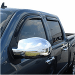 Auto Ventshade 194515 Chevy Avalanche, Silverado & Suburban and GMC Sierra & Yukon 4-Piece In-Channel VentVisor (2007-2014)