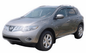 Auto Ventshade 94077 Nissan Murano 4-Piece VentVisor (2009-2014)