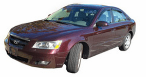 Auto Ventshade 94206 Hyundai Sonata 4-Piece VentVisor (2005-2010)