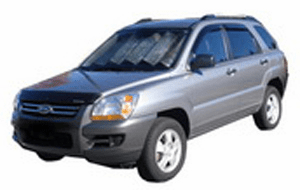 Auto Ventshade 94211 Kia Sportage 4-Piece VentVisor (2005-2009)