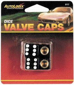 Autologix Dice Tire Valve Caps (4 Pack)