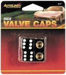 Autologix Dice Tire Valve Caps (4 Pack)