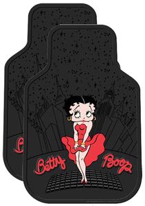 Betty Boop Skyline Rubber Floor Mats (Pair)