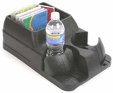 Black Adjustable Drink Holder & Console