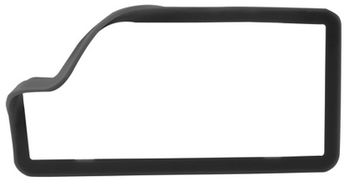 Black Flexible License Plate Frame