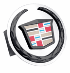Black Pearl New Cadillac Logo Stainless Steel Hitch Plug