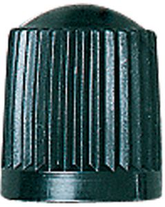 Black Plastic Valve Cap  (Box of 100)