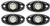 Blazer White LED Off-Road Lighting (4 Pack)