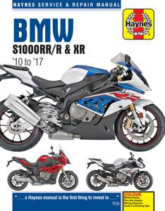 BMW S1000RR/R & XR Haynes Repair Manual (2010-2017)