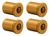 Pilot Six Shooter .44 Mag Tire Valve Caps - (4 Piece)