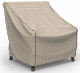 Budge English Garden Heavy Duty Tan Tweed Patio Chair Cover