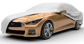 Budge Lightweight Indoor Gray Car Cover