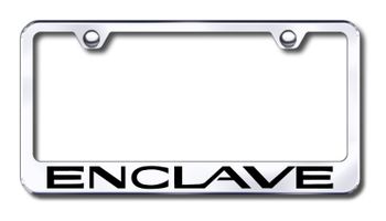Buick Enclave Laser Etched Stainless Steel License Plate Frame