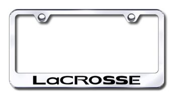 Buick LaCrosse Laser Etched Stainless Steel License Plate Frame