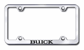 Buick Laser Etched Stainless Steel Wide License Plate Frame