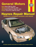 Buick Regal, Chevrolet Lumina, Olds Cutlass Supreme & Pontiac Grand Prix Haynes Repair Manual (1988-2007)