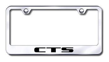 Cadillac CTS Laser Etched Stainless Steel License Plate Frame