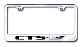 Cadillac CTS-V Laser Etched Stainless Steel License Plate Frame