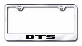 Cadillac DTS Laser Etched Stainless Steel License Plate Frame