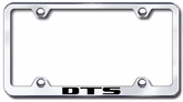 Cadillac DTS Laser Etched Stainless Steel Wide License Plate Frame
