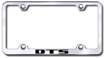 Cadillac DTS Laser Etched Stainless Steel Wide License Plate Frame
