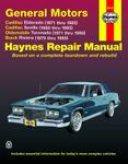 Cadillac Eldorado & Seville, Olds Toronado & Buick Riviera Haynes Repair Manual (1971-1985)