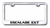 Cadillac Escalade EXT Laser Etched Stainless Steel License Plate Frame