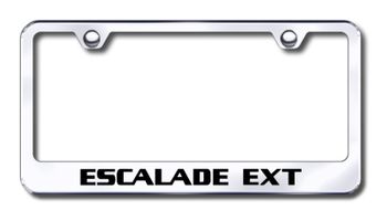 Cadillac Escalade EXT Laser Etched Stainless Steel License Plate Frame