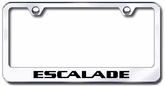 Cadillac Escalade Laser Etched Stainless Steel License Plate Frame