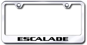 Cadillac Escalade Laser Etched Stainless Steel License Plate Frame
