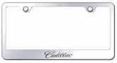 Cadillac Laser Etched Stainless Steel License Plate Frame