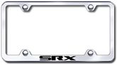 Cadillac SRX Laser Etched Stainless Steel Wide License Plate Frame