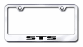 Cadillac STS Laser Etched Stainless Steel License Plate Frame