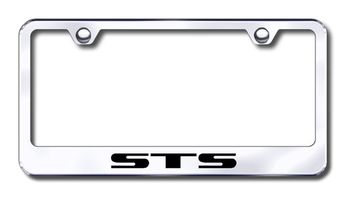 Cadillac STS Laser Etched Stainless Steel License Plate Frame