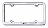 Cadillac VII Laser Etched Stainless Steel Wide License Plate Frame