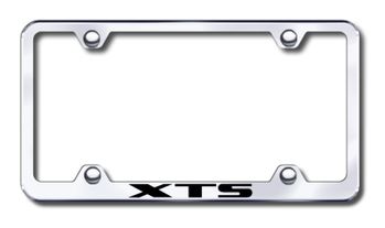Cadillac XTS Laser Etched Stainless Steel Wide License Plate Frame