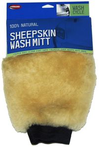 Carrand Genuine Sheepskin Wash Mitt