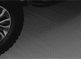 Charcoal Textured Diamond Deck Rollout Flooring Car Mat