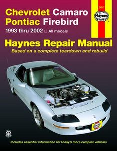 Chevrolet Camaro & Pontiac Firebird Haynes Repair Manual (1993-2002)