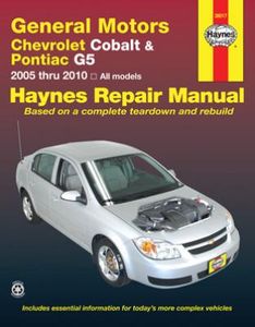 Chevrolet Cobalt & Pontiac G5 Haynes Repair Manual (2005-2010)