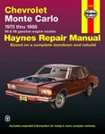Chevrolet Monte Carlo Haynes Repair Manual (1970-1988)