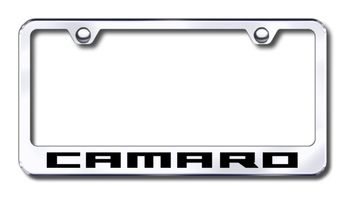 Chevy Camaro Laser Etched Stainless Steel License Plate Frame