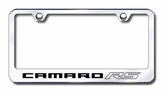Chevy Camaro RS Laser Etched Stainless Steel License Plate Frame