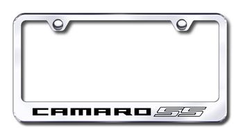 Chevy Camaro SS Laser Etched Stainless Steel License Plate Frame