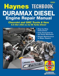 Chevy & GMC Duramax Diesel Engine Haynes Techbook (2001-2019)