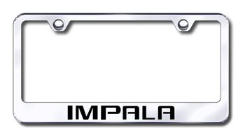 Chevy Impala Laser Etched Stainless Steel License Plate Frame