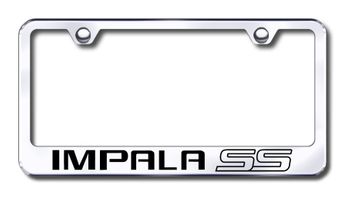 Chevy Impala SS Laser Etched Stainless Steel License Plate Frame