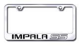 Chevy Impala SS Laser Etched Stainless Steel License Plate Frame
