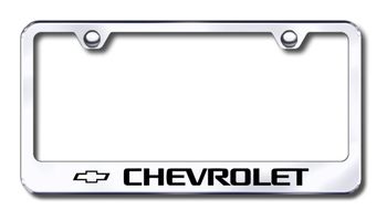 Chevy Laser Etched Stainless Steel License Plate Frame