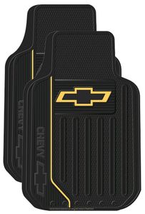 Chevy Logo Rubber Floor Mats (Pair)